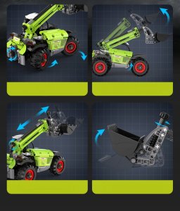 Cada Klocki Cada ładowarka teleskopowa Claas Scorpion 756 401 elementów 5