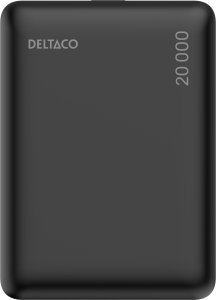 Deltaco Zewnętrzna bateria, 20 000 mAh, PD 65 W ładuje laptopy i inne, czarny / / 1903849 (PB-C1012) 3