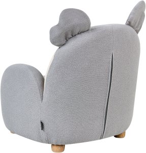 Beliani Fotel dziecięcy koala szary Hervik 4