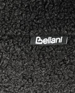 Beliani Fotel ILBRO Boucle Czarny 5