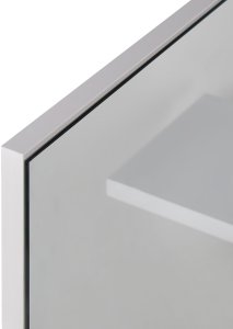 Lustro Beliani Ścienne z półką PELOTAS 45 cm 45 cm Biały 5