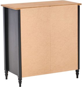 Beliani Komoda czarna Shillington 4