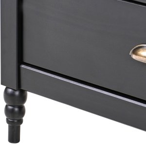 Beliani Komoda czarna Shillington 5