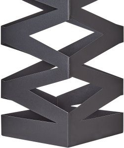Beliani Stojak na parasole SAMBIN Metal Czarny 2