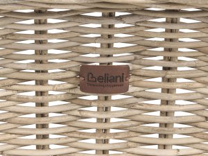 Beliani Sofa ogrodowa dla 2 osób SUSUA Rattan Naturalny 13