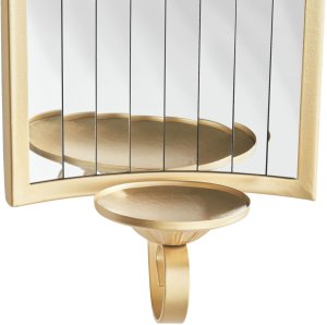 Beliani Świecznik wiszący SOBREDA Metal 41 cm Złoty 6