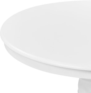 Beliani Stół do jadalni rozkładany AKRON Biały 106/150 cm 106 cm 6