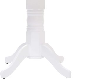 Beliani Stół do jadalni AKRON Biały 120 cm 4