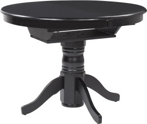 Beliani Stół do jadalni rozkładany AKRON czarny 106/150 cm 106 cm 6