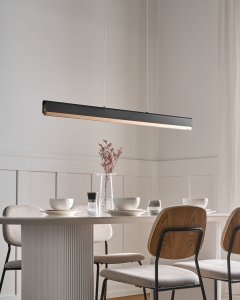 Lampa wisząca Beliani LED MARA Metal Czarny 2