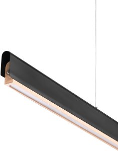 Lampa wisząca Beliani LED MARA Metal Czarny 4