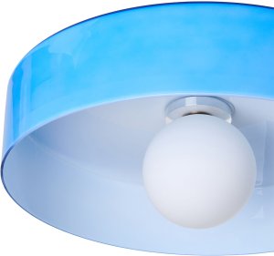 Lampa sufitowa Beliani LUGUSE Szkło Niebieski 2