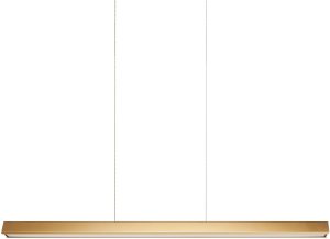 Lampa wisząca Beliani LED Arenas z pilotem złoty 3