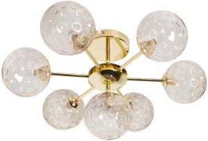 Lampa sufitowa Beliani ANADYR Szkło Beżowy 5