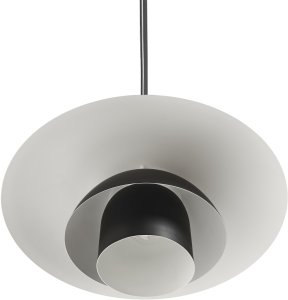 Lampa wisząca Beliani HILBA metal czarny 6