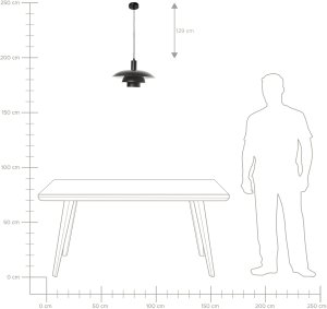 Lampa wisząca Beliani HILBA metal czarny 9