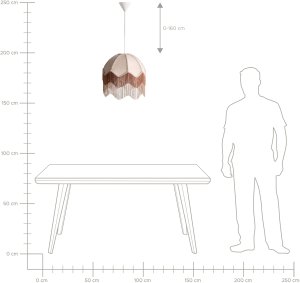 Lampa wisząca Beliani MILAGRO Beżowy 11
