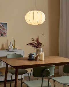 Lampa wisząca Beliani OKER Biały 2