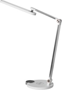 Lampka biurkowa Beliani biała 6