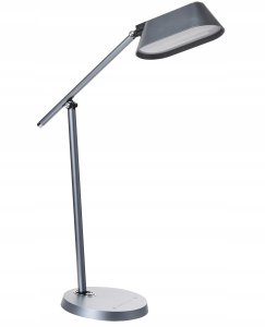 Lampka biurkowa Beliani szara 2