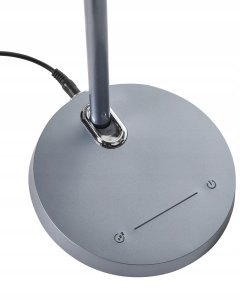 Lampka biurkowa Beliani szara 5