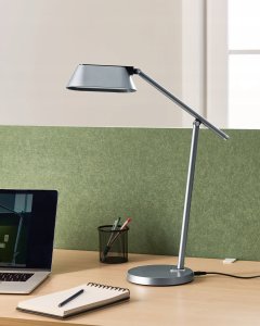 Lampka biurkowa Beliani szara 6