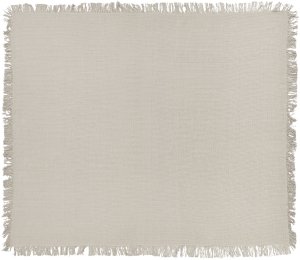 Beliani Narzuta na łóżko YERBENT Bawełna 220 x 240 cm Jasnoszary 4