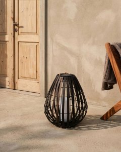 Beliani Lampion solarny LUFUPA 61 cm Ciemnobrązowy 3