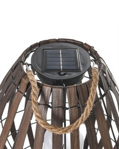 Beliani Lampion solarny LUFUPA 61 cm Ciemnobrązowy 4