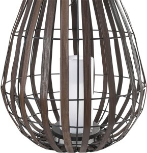 Beliani Lampion solarny LUFUPA 61 cm Ciemnobrązowy 5