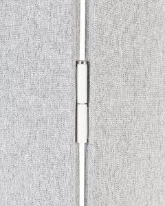 Beliani 3-panelowa ścianka akustyczna SLIMMY Jasnoszary 120 cm 160 cm 5