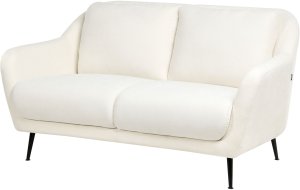Beliani Sofa dla 2 osób EIBY Szenil biały 4