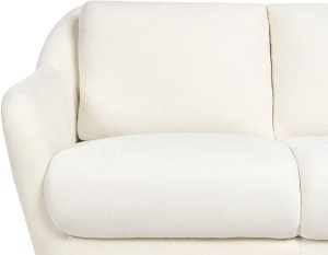 Beliani Sofa dla 2 osób EIBY Szenil biały 6