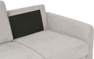 Beliani Sofa dla 2 osób MARE szary 11