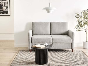 Beliani Sofa dla 2 osób MARE szary 2