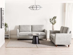 Beliani Sofa dla 2 osób MARE szary 4