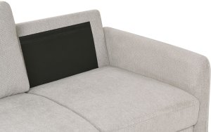Beliani Sofa dla 3 osób MARE Szary 6