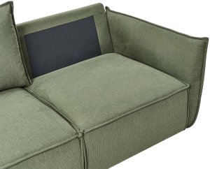 Beliani Sofa dla 3 osób Kunes Zielony 9