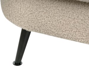 Beliani Sofa dla 2 osób KJAER Boucle Jasnobeżowy 13