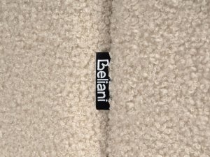 Beliani Sofa dla 2 osób KJAER Boucle Jasnobeżowy 14