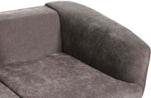 Beliani Sofa dla 2 osób Kjaer Szenil Beżowoszary 5
