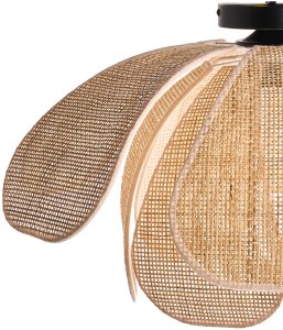 Lampa sufitowa Beliani CHIREDZI Rattan Naturalny 4