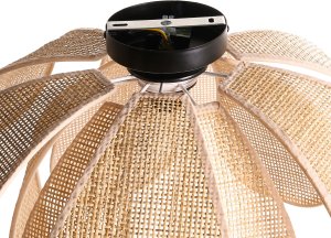 Lampa sufitowa Beliani CHIREDZI Rattan Naturalny 5