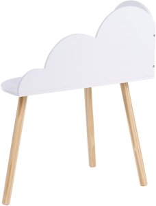 Beliani Stół z krzesłem dla dzieci Cloudy Biały 5