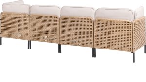 Beliani Sofa ogrodowa OMEGANA 3