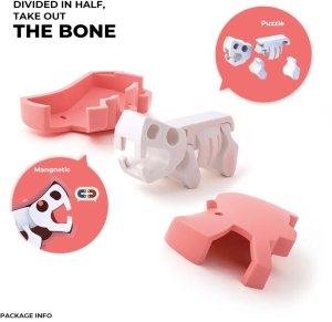 Figurka HalfToys Zabawki magnetyczne 3D dla dzieci safari hipopotam i krokodyl - Half Toys 3+ Edukamp (HT-00010) 12