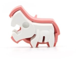 Figurka HalfToys Zabawki magnetyczne 3D dla dzieci safari hipopotam i krokodyl - Half Toys 3+ Edukamp (HT-00010) 20