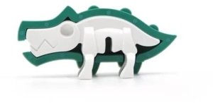 Figurka HalfToys Zabawki magnetyczne 3D dla dzieci safari hipopotam i krokodyl - Half Toys 3+ Edukamp (HT-00010) 6