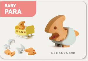 Figurka HalfToys Figurki magnetyczne dinozaury 3D Ankylo i Para - Half Toys 3+ Edukamp (HT-0007) 5