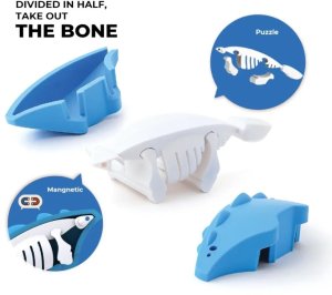 Figurka HalfToys Figurki magnetyczne dinozaury 3D Ankylo i Para - Half Toys 3+ Edukamp (HT-0007) 8